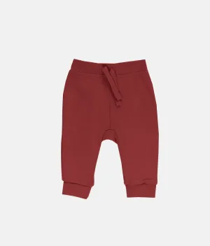 Apple Red Jogger Pants - 0-3 Month