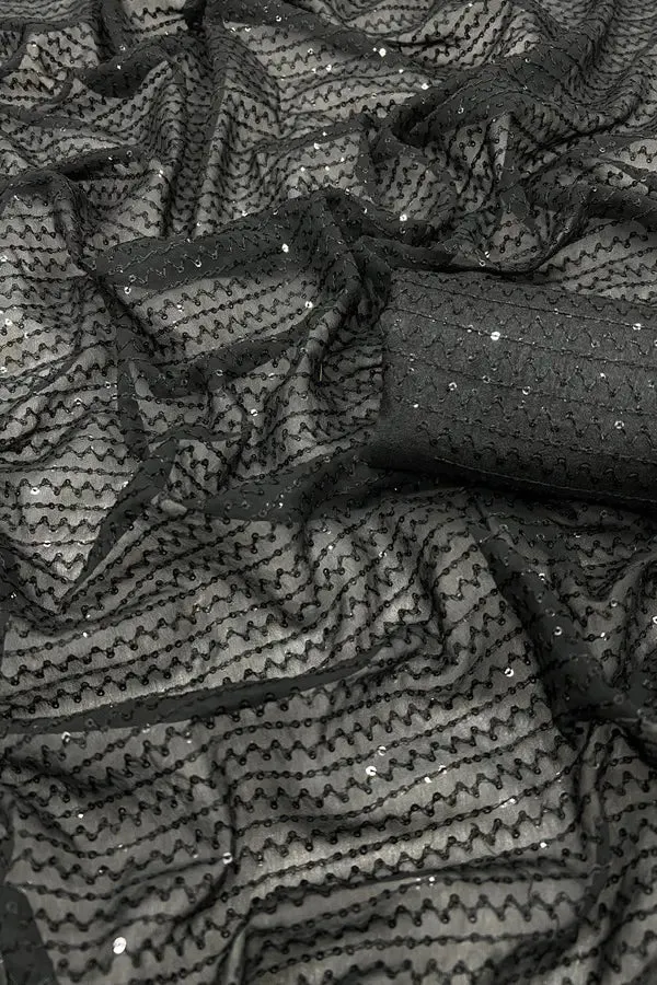 Black Saree For Cocktail Party With Price