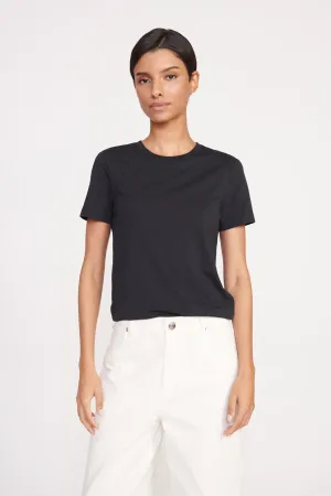 CREW NECK T SHIRT | BLACK