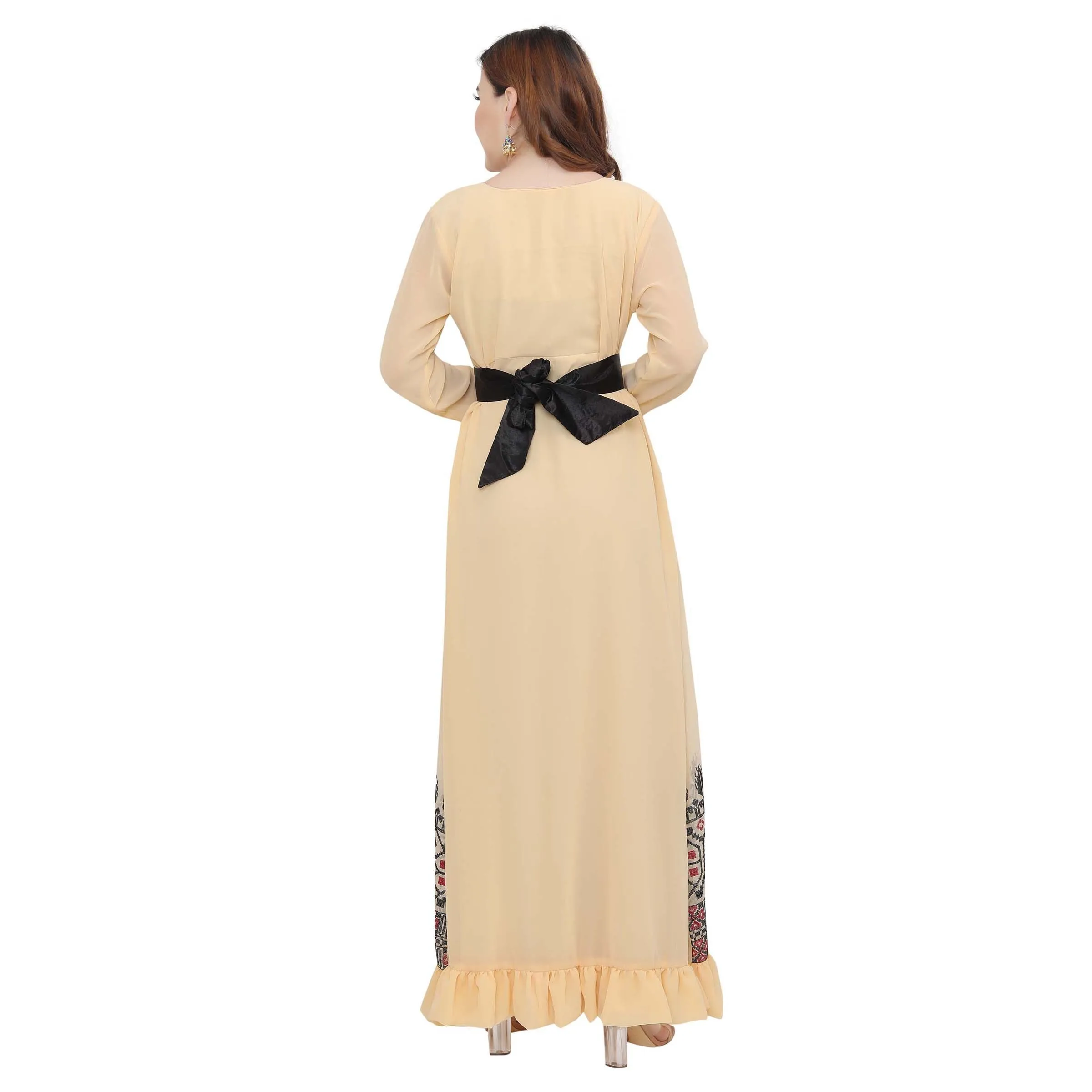 Designer Farasha Evening Henna Tea Party Gown
