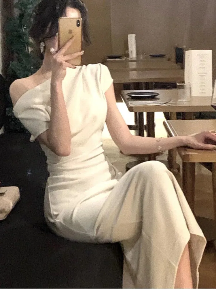 Elegant Vintage-Inspired Bodycon Midi Vestidos Party Dress for Women