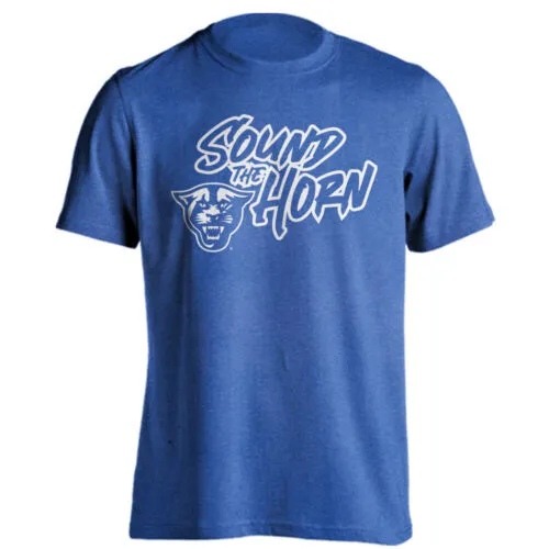 Georgia State University GSU Panthers Sound The Horn Short Sleeve T-Shirt