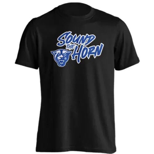 Georgia State University GSU Panthers Sound The Horn Short Sleeve T-Shirt
