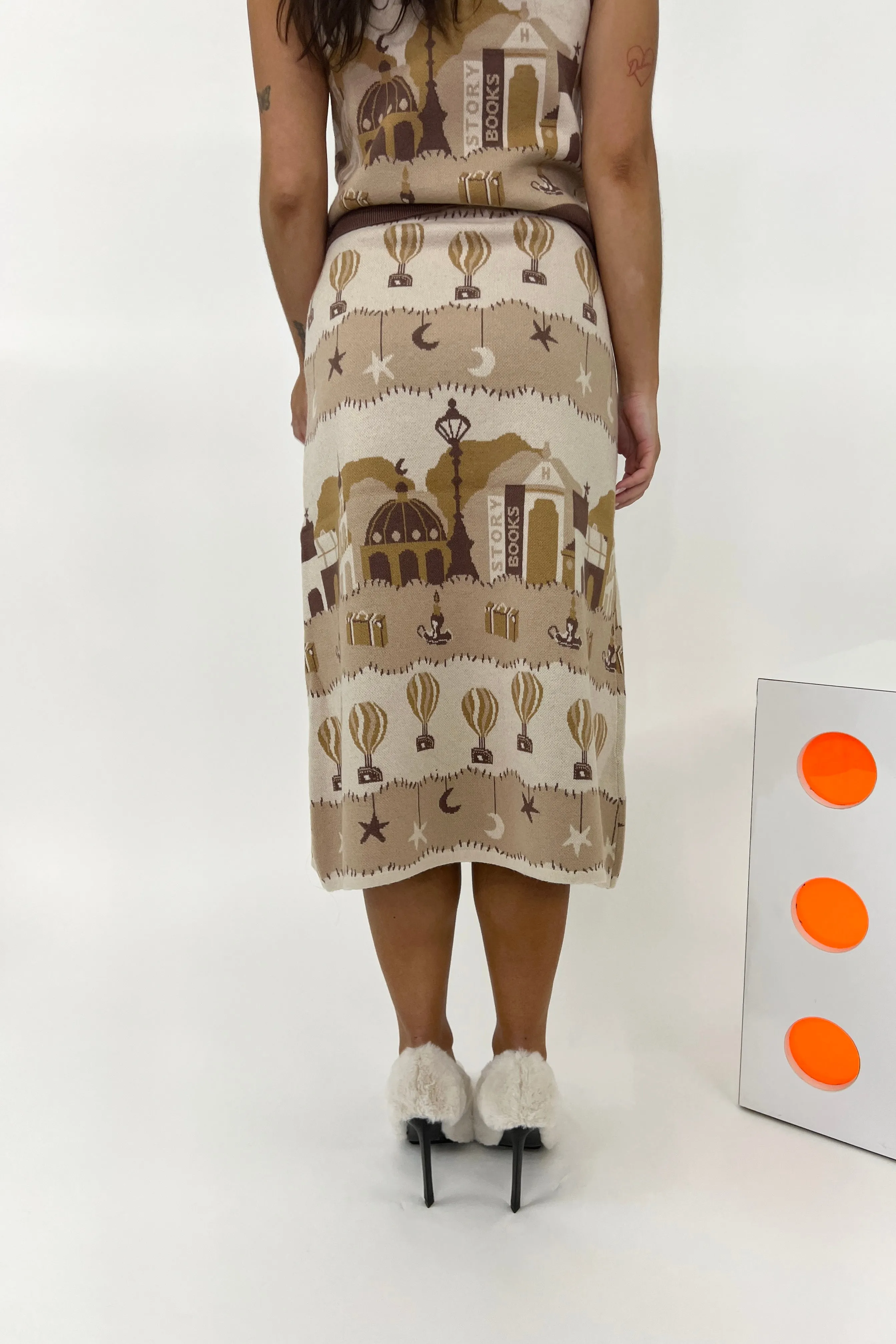 Helmstedt- Ami Skirt: Brown