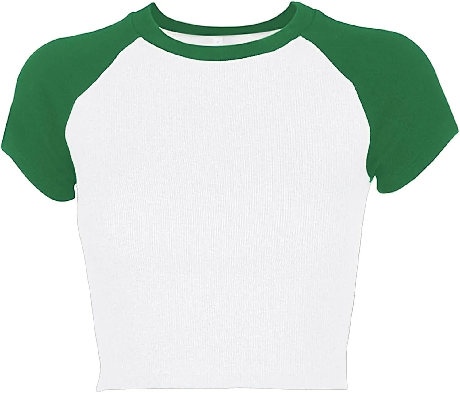 LovelyWholesale Women Graphic Crop Tops Letter Print Short Sleeve Tee Summer Sexy T Shirt