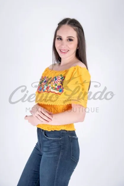 Margarita Yellow/Multicolor Top