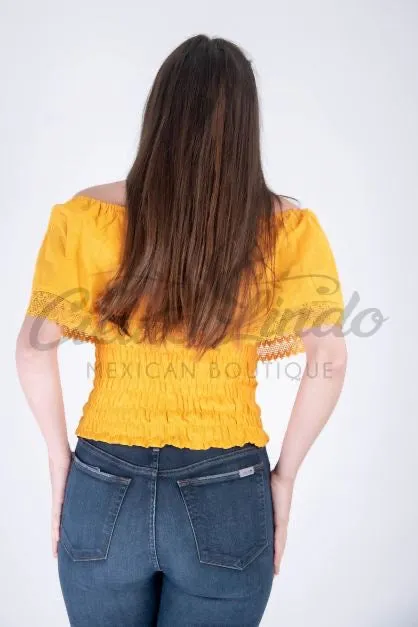Margarita Yellow/Multicolor Top
