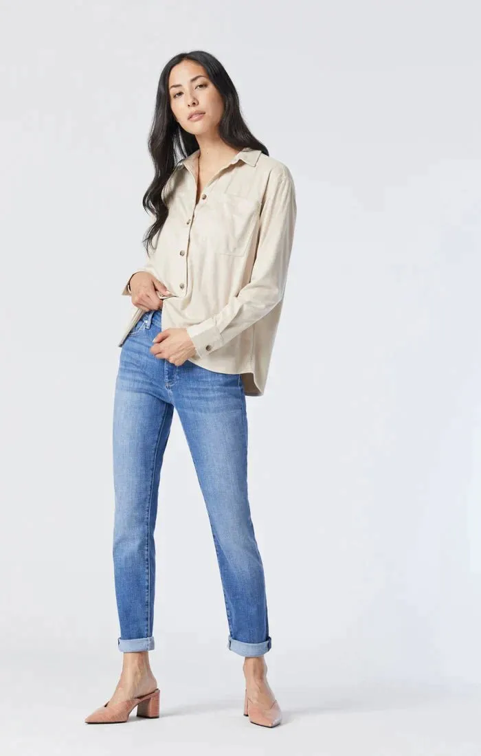 Mavi Women's Kathleen Mid Blue Jeans