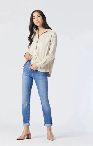 Mavi Women's Kathleen Mid Blue Jeans