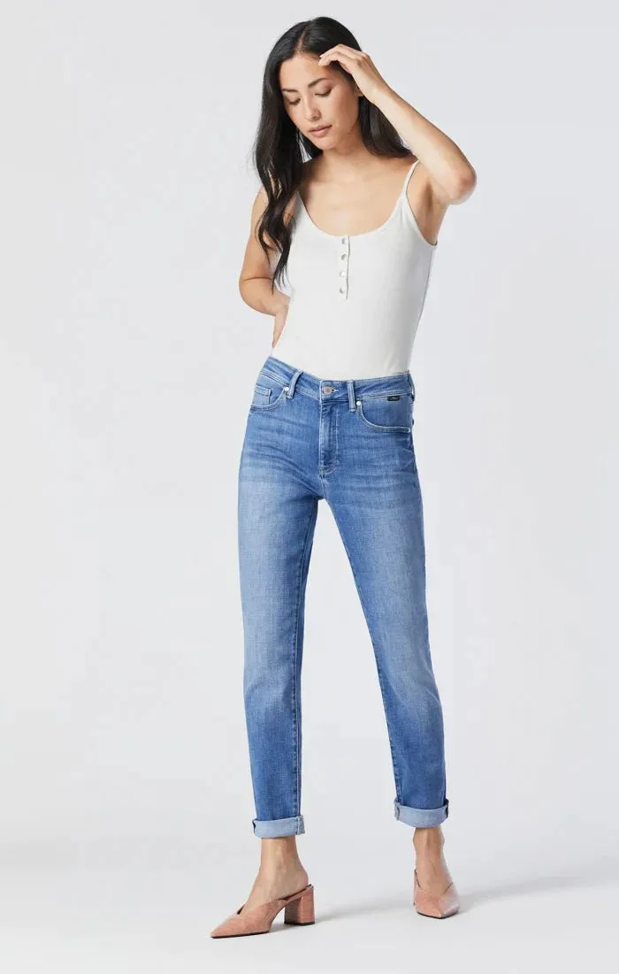 Mavi Women's Kathleen Mid Blue Jeans