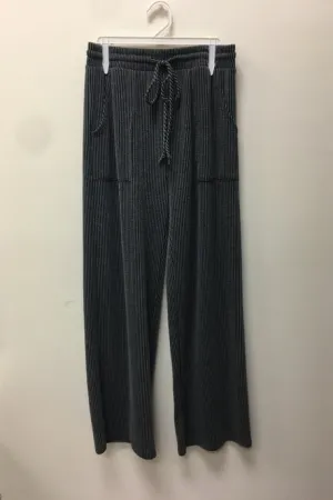 Ribbed Pants with Pockets
