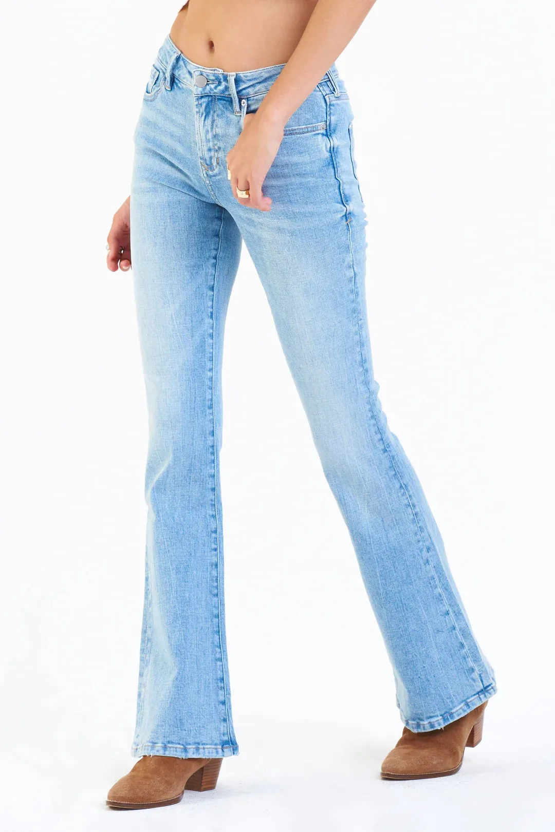 Rosa High Rise Flare Jeans