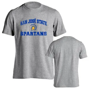 San Jose State University Spartans Distressed Retro Logo Short Sleeve T-Shirt