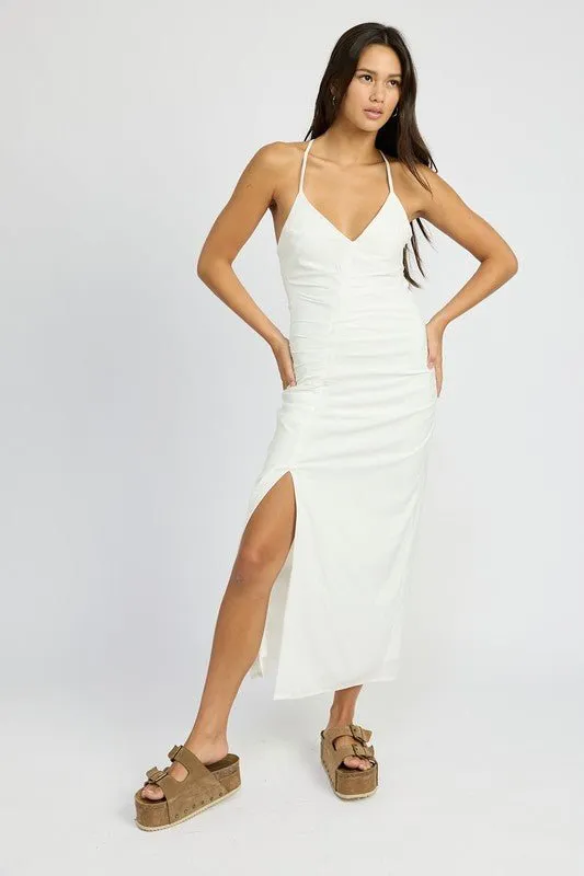 Satin Maxi Dress