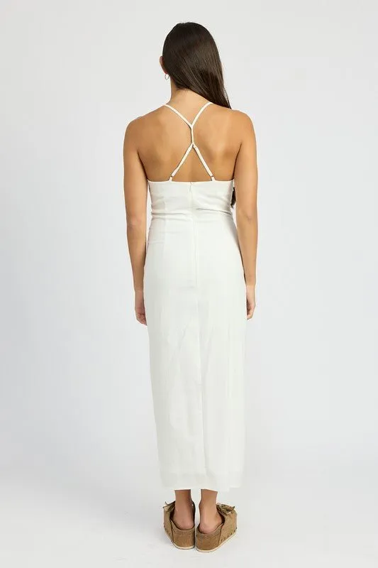 Satin Maxi Dress
