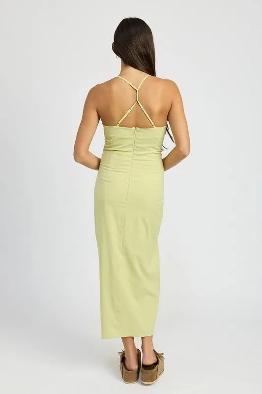 Satin Maxi Dress