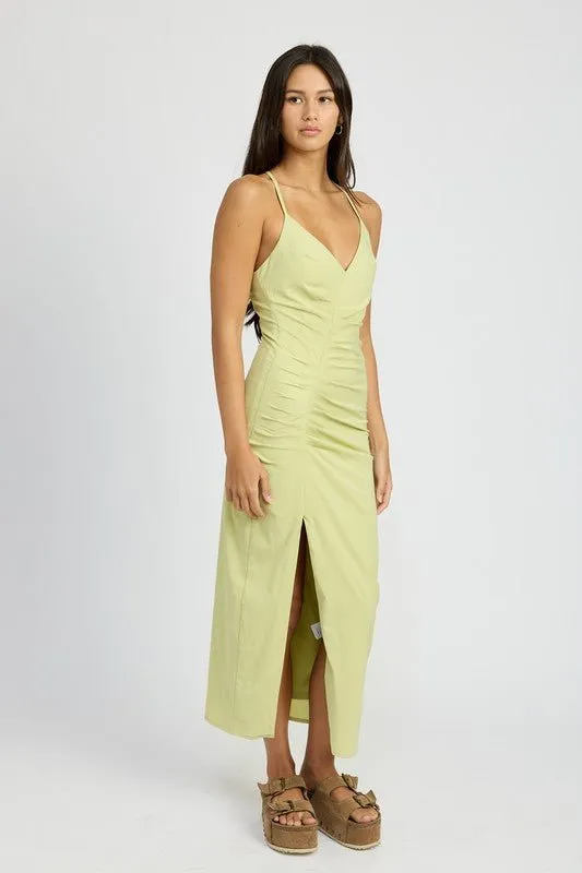 Satin Maxi Dress