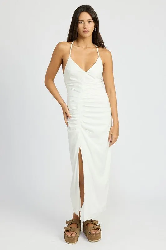 Satin Maxi Dress
