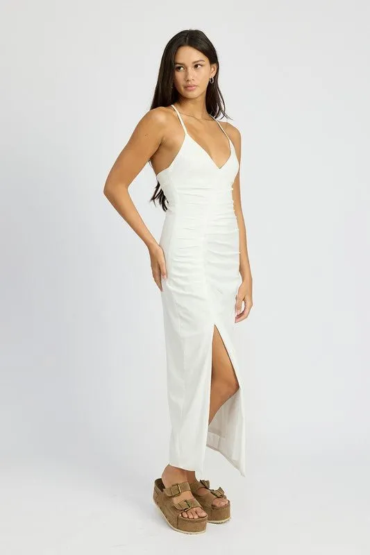 Satin Maxi Dress