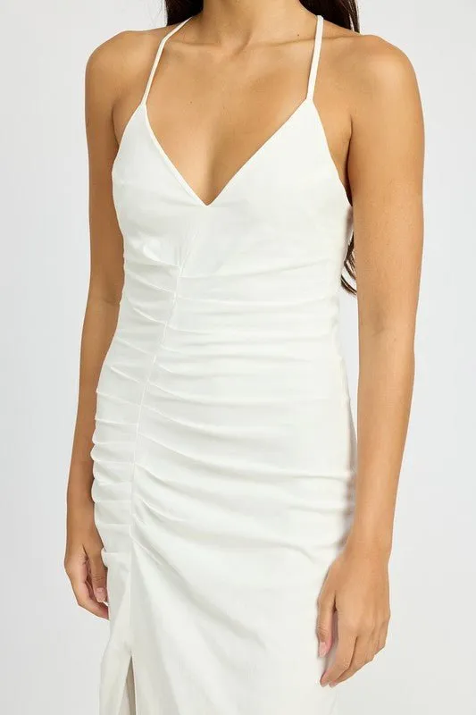 Satin Maxi Dress