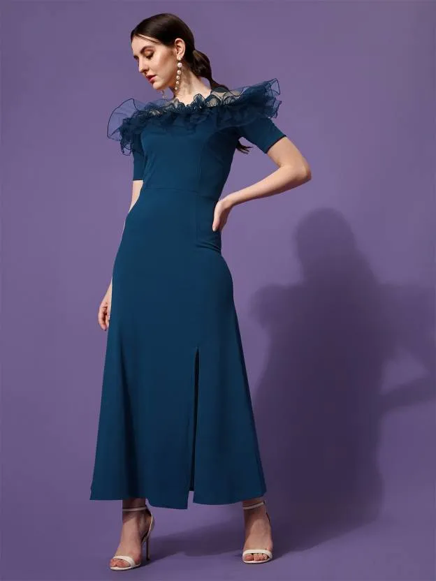 Stylish Off-Shoulder Maxi Dress