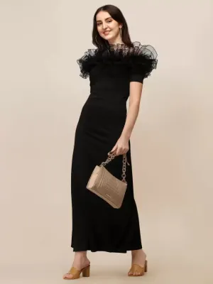 Stylish Off-Shoulder Maxi Dress