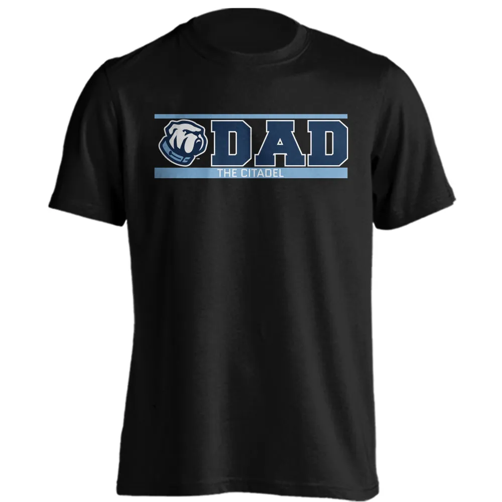 The Citadel Bulldogs Dad Tee Father Logo Short Sleeve T-Shirt