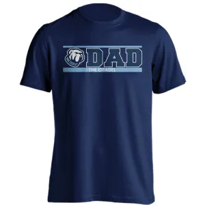 The Citadel Bulldogs Dad Tee Father Logo Short Sleeve T-Shirt
