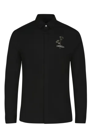 The Forbidden Flower Shirt in Black