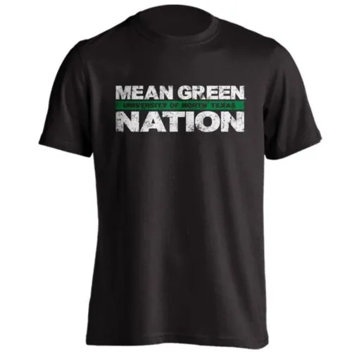University of North Texas UNT Mean Green Nation Short Sleeve T-Shirt