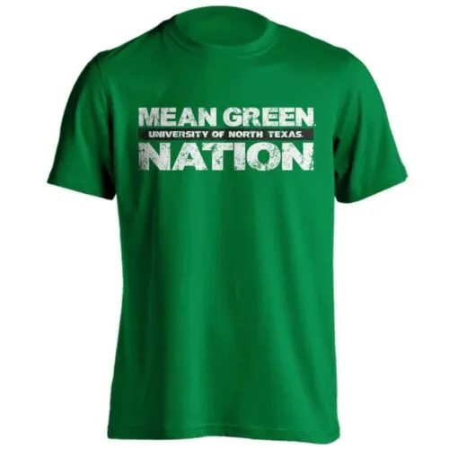 University of North Texas UNT Mean Green Nation Short Sleeve T-Shirt